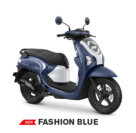 Honda Motorcycle Matic Scoopy Fashion Blue