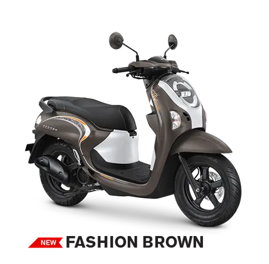 Honda Motorcycle Matic Scoopy Fashion Brown