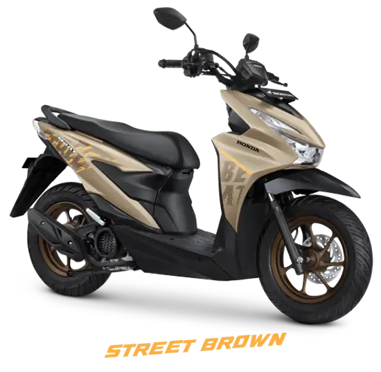 Honda Motorcycle BeAT Street Brown