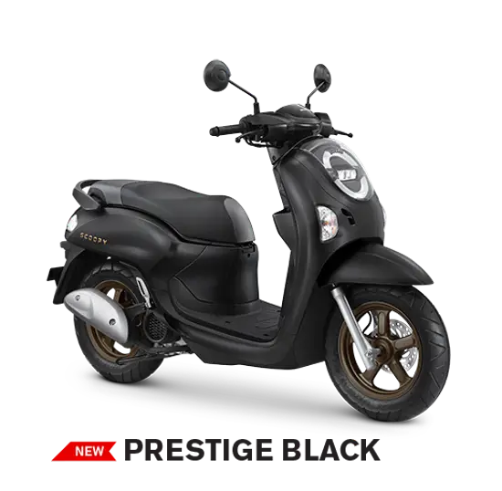 Honda Motorcycle Matic Scoopy Prestige Black