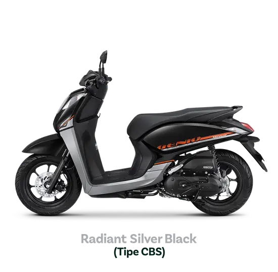 Honda Motorcycle Genio  Radiant Silver Black