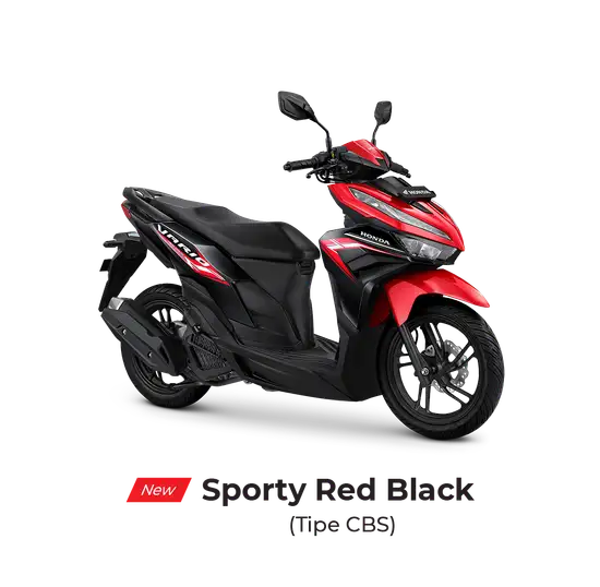 Honda Motorcycle Vario 125 Sporty Matte Red