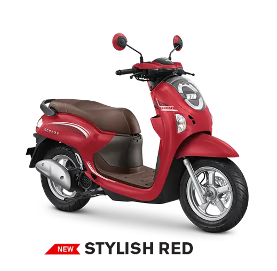 Honda Motorcycle Matic Scoopy Prestige Red