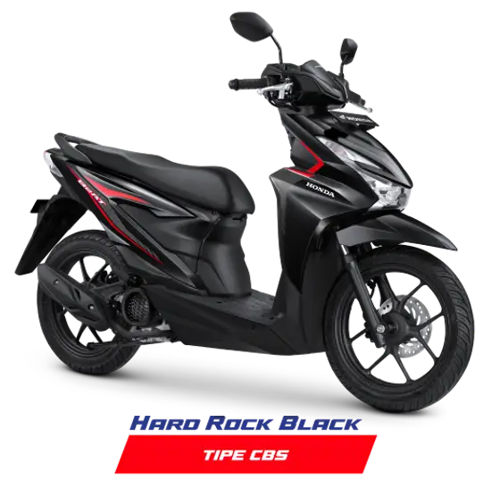 honda motorcycle matic beat hard rock black