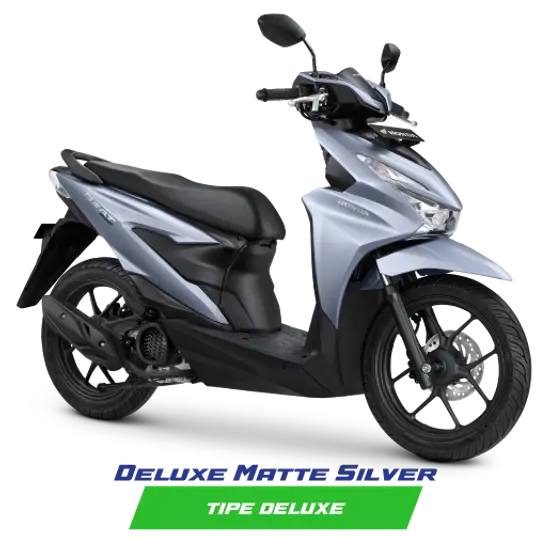 honda motorcycle matic beat deluxe matte silver