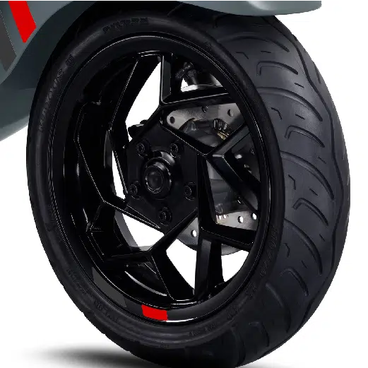 Black 6 Spokes Rims
