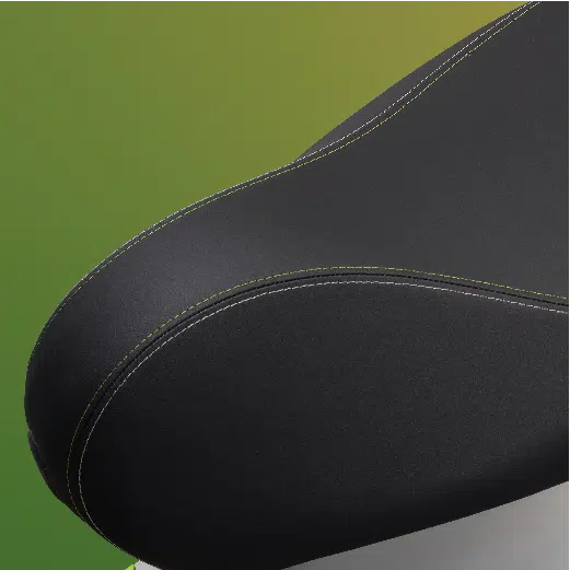 High Quality Saddle Material with Contrasting Stitches