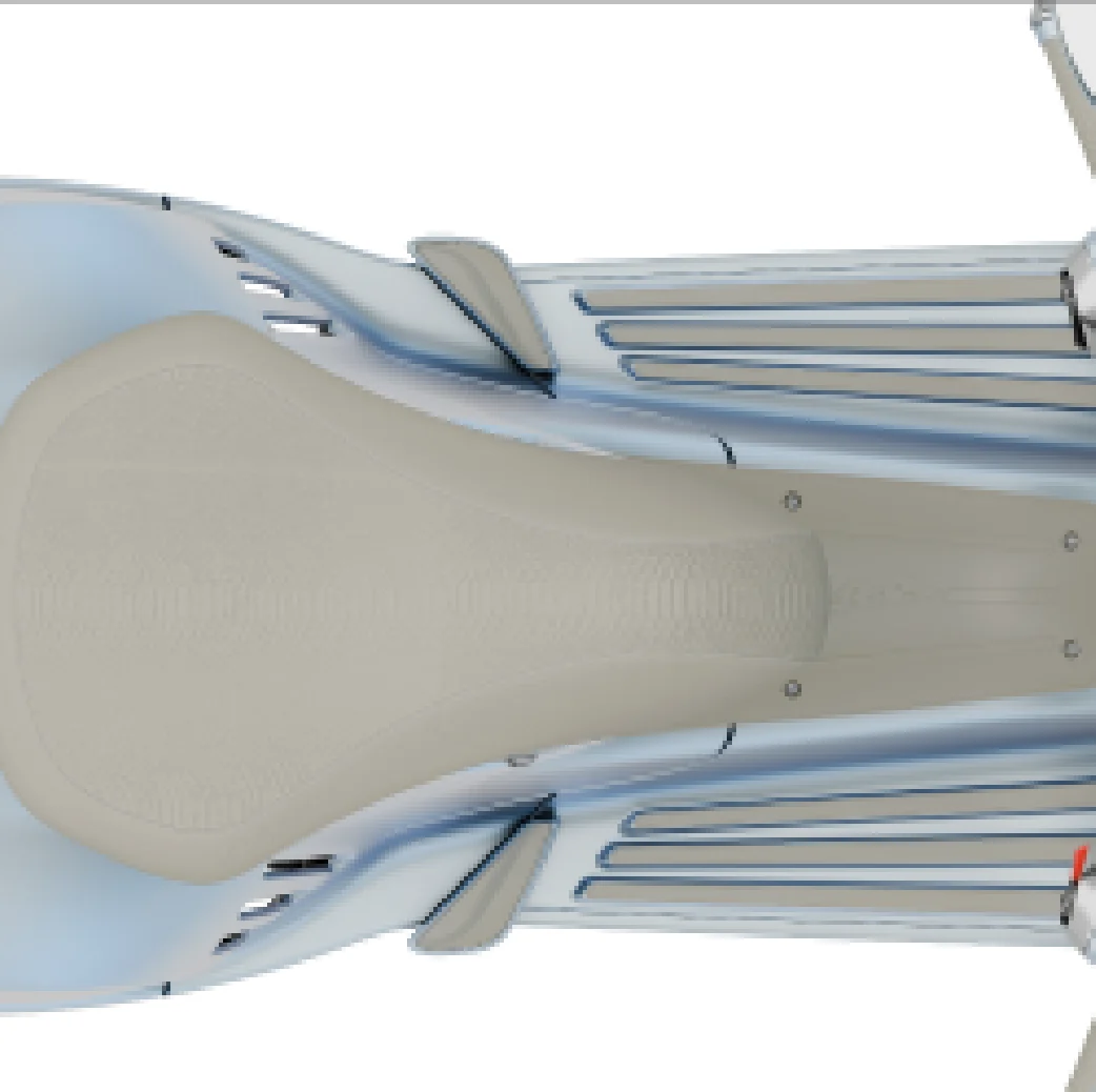 The Leather-effect Saddle, Embelished With a Snake Scale Texture