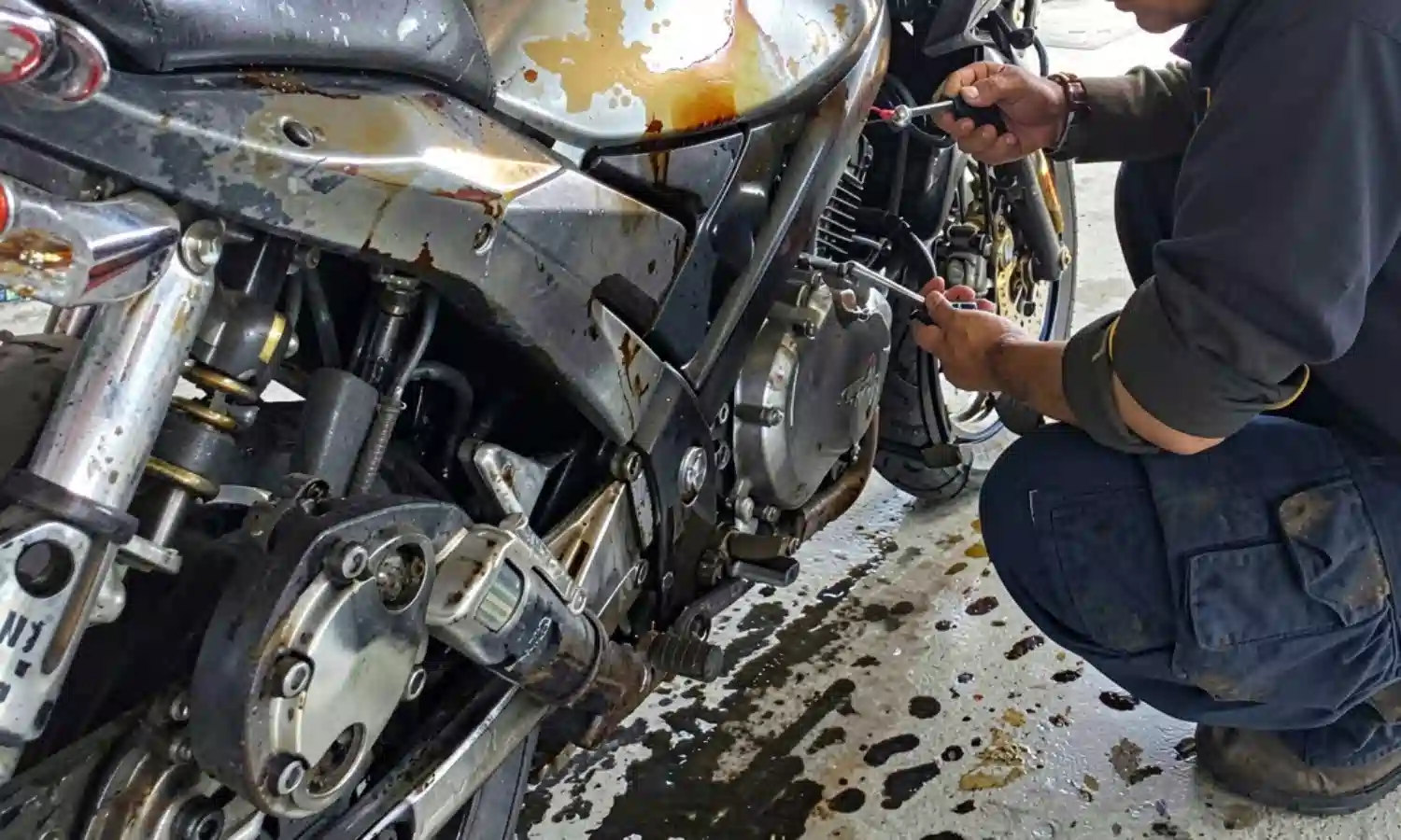 motorcycle fuel consumption increase