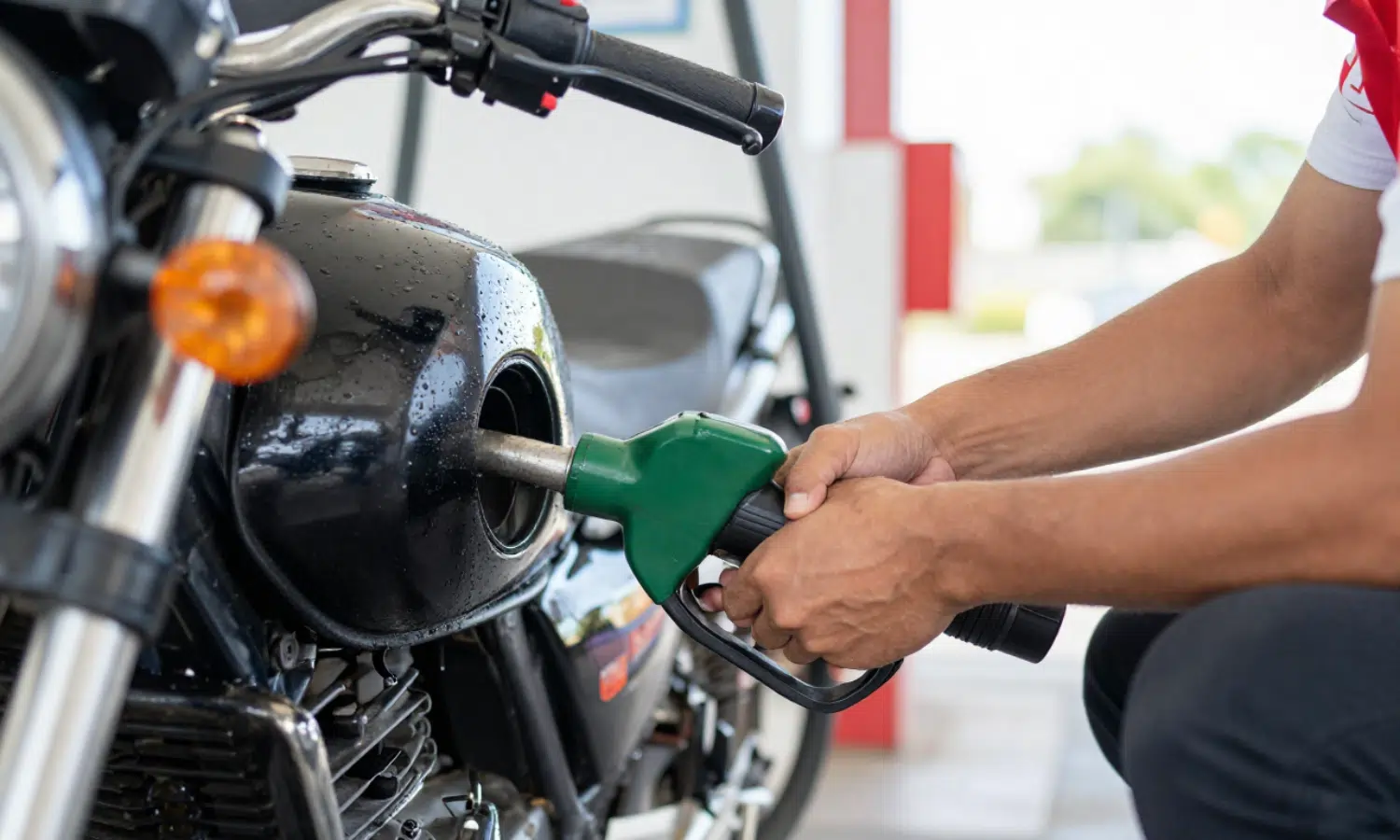 motorcycle fuel consumption increase