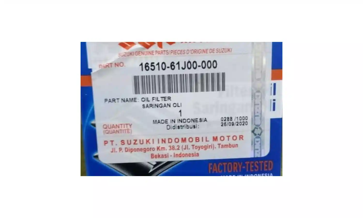 identify genuine motorcycle parts